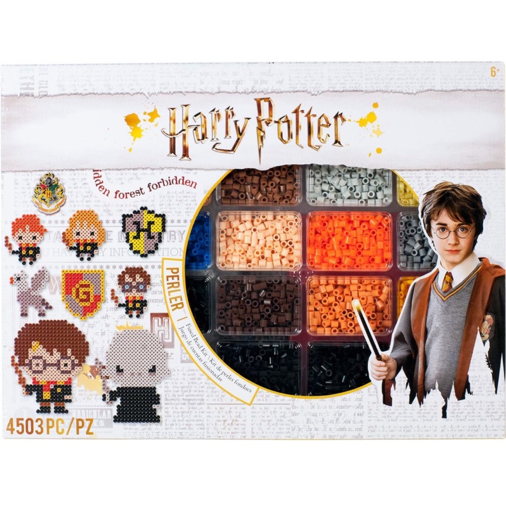 NEW PERLER 80-54345 Harry Potter Fuse Bead Kit 19 Patterns, Multicolor, 4503pcs
